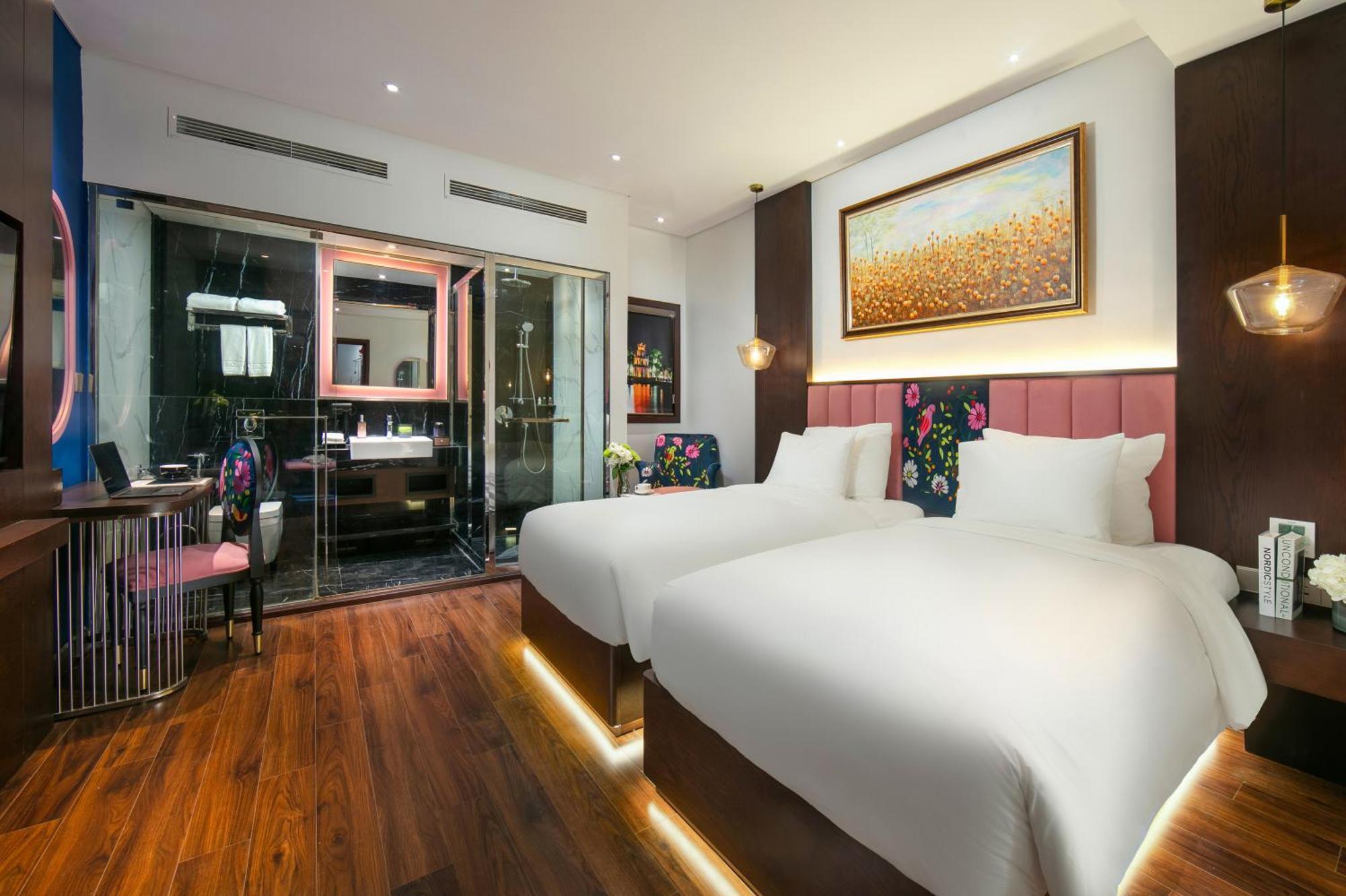 Aurora Central Hanoi Hotel Bagian luar foto