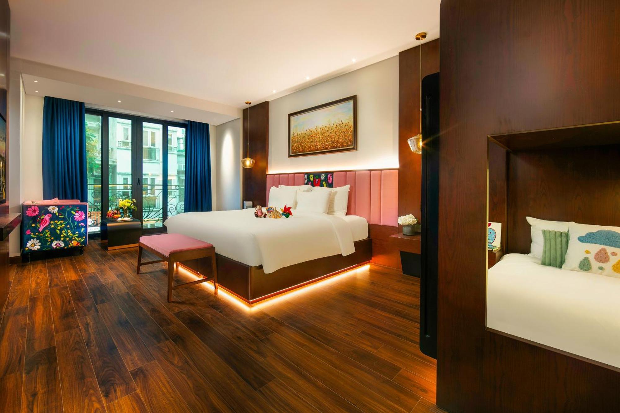 Aurora Central Hanoi Hotel Bagian luar foto
