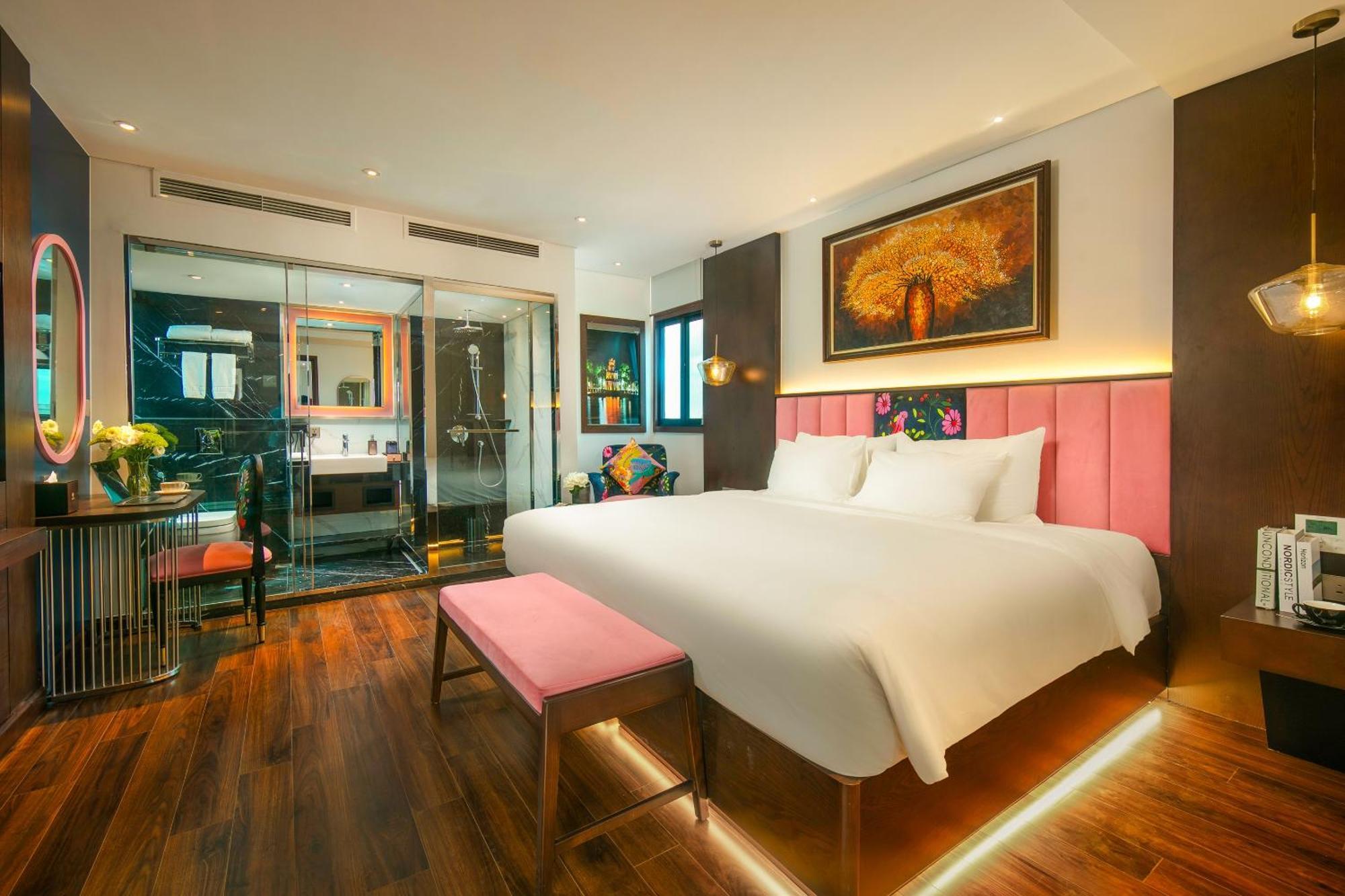 Aurora Central Hanoi Hotel Bagian luar foto